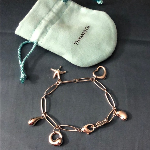 💕Tiffany Elsa Peretti sterling charm bracelet - Picture 3 of 8